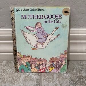 Vintage Mother Goose in the City Little Golden Book 1981 Hardcover